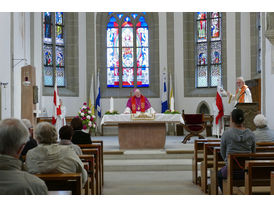 Bonifatiusandacht mit Weihbischof Prof. Dr. Karlheinz Diez in St. Crescentius (Foto: Karl-Franz Thiede)